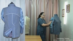 ОБЗОР УРОКОВ И МОДЕЛИ "ЖАКЕТ НА ПОЛУПОДКЛАДЕ С СУПАТНОЙ ЗАСТЁЖКОЙ" КРОЙ, ШИТЬЁ. ТИМОФЕЕВА ТАМАРА