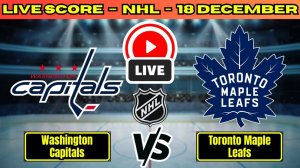 Вашингтон Кэпиталз — Торонто Мэйпл Лифс  NHL 18.12.2025 Прямая трансляция