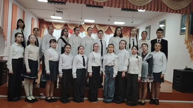 "Песня о снежинке". исп. хор средних классов. смотреть онлайн