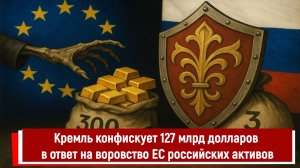 Кремль конфискует 127 млрд долларов в ответ на воровство ЕС российских активов