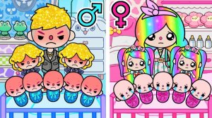 ПАПА НЕНАВИДИТ МЕНЯ ПОТОМУ ЧТО Я ДЕВОЧКА #tocalifeworld #tocaboca