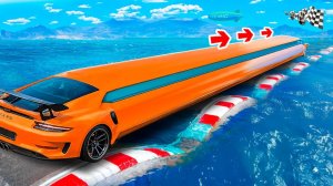 КАК ДАЛЕКО ТАЧКА СМОЖЕТ ПРОЕХАТЬ ПО ВОДНЫМ КОЧКАМ В ГТА 5 ?