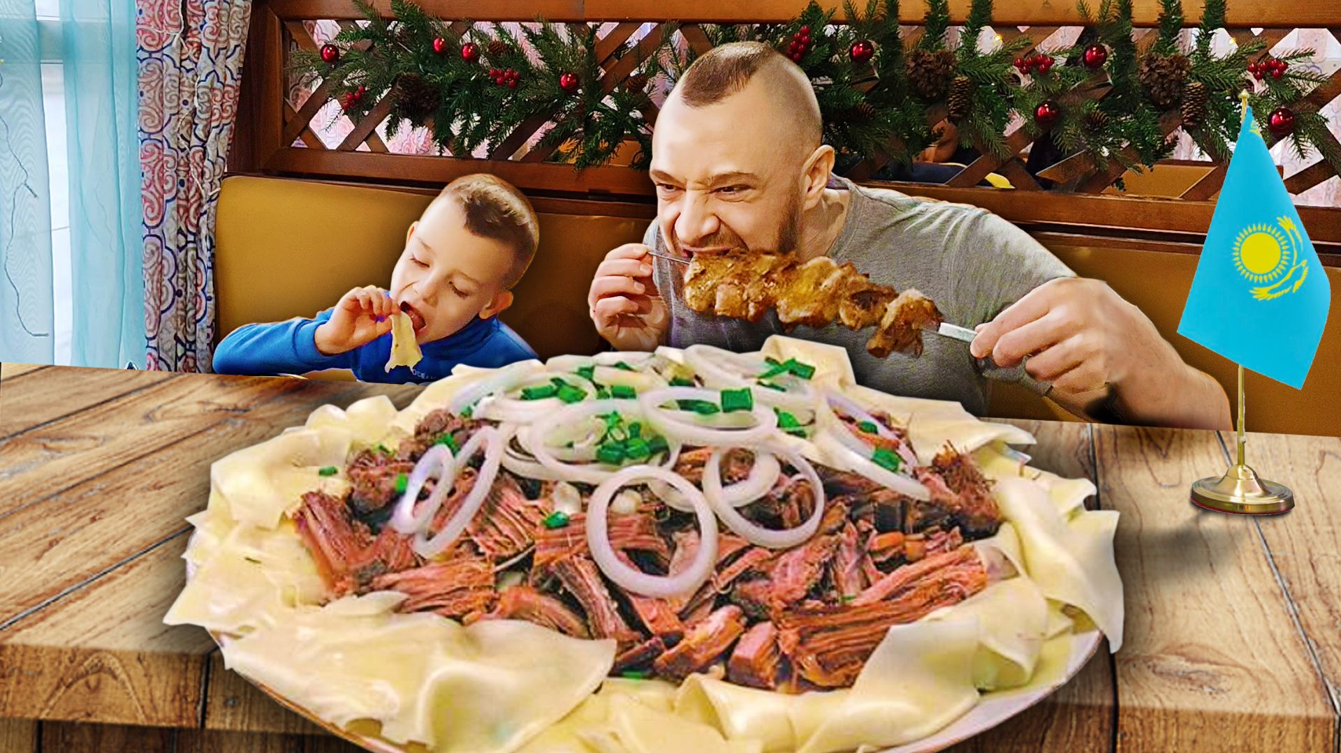 Казахстан - УЛИЧНАЯ ЕДА | Что едят Казахи? смотреть онлайн