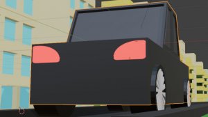 Lada Priora первая анимация в blender