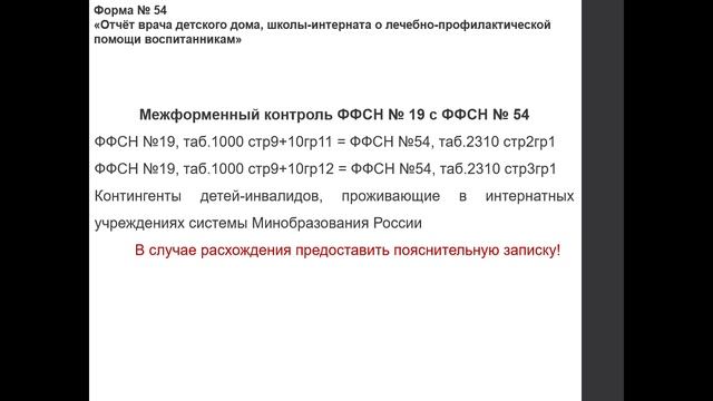 ФФСН №19 и №54