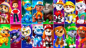 Мультики для Детей Щенячий Патруль Tiles Hop - СКАЙ, РАЙДЕР, ГОНЩИК, ЗУМА