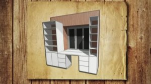 Стол и шкафы у окна: расчет деталей с нуля для новичков