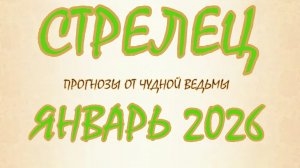Ресурс для Стрельца. Январь 2026. Прогноз-гороскоп
