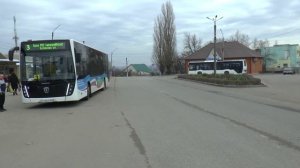 В Мелитополе запустили новые российские автобусы КАМАЗ и ГАЗ