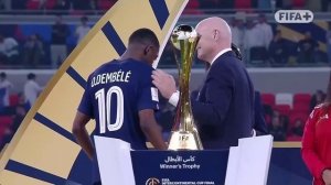 Награждение ПСЖ - Фламенго где Матвей Сафонов отбивает четыре пенальти подряд