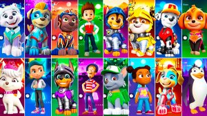 Мультики для Детей Щенячий Патруль Tiles Hop - ЭВЕРЕСТ, ЗУМА, РАЙДЕР, ГОНЩИК, КРЕПЫШ