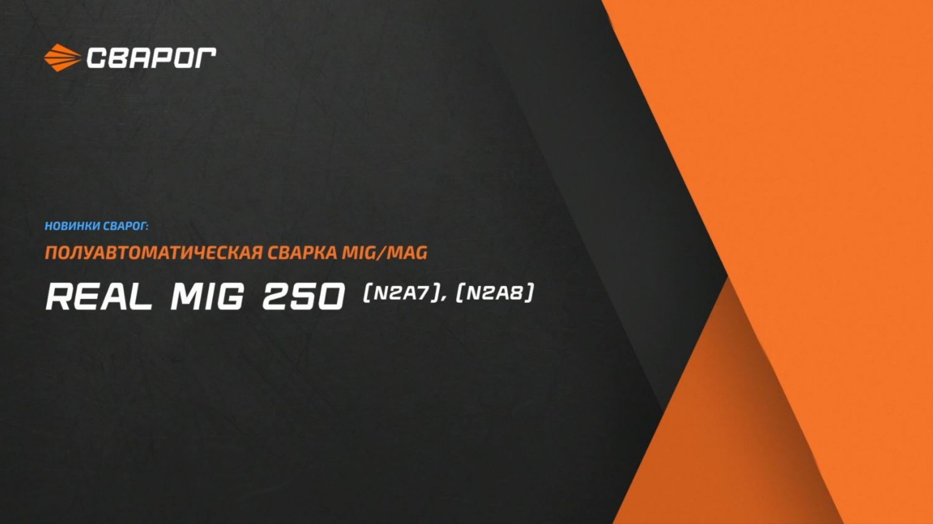 Полуавтоматические сварочные аппараты REAL MIG 250 (N2A7) и (N2A8) смотреть онлайн