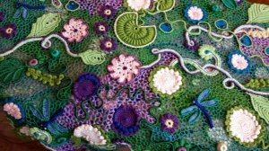 Ирландское кружево - фрагмент платья