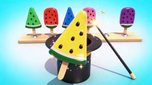 Мультфильм для малышей   Раскрашиваем Мороженое  ВолшебствоТВ