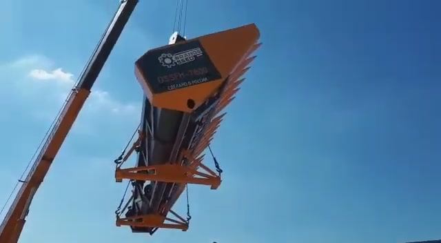 Отгрузка безрядковая жатка для уборки подсолнечника смотреть онлайн