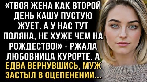 Я ПЛАКАЛ, ЧИТАЯ ЭТО! ЛЮБОВНИЦА НА КУРОРТЕ: "😂ЖЕНА КАШУ ЖУЁТ!" МУЖ ВЕРНУЛСЯ И ЗАСТЫЛ В ОЦЕПЕНЕНИИ! смотреть онлайн