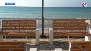 В Андреевке завершили благоустройство набережной