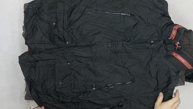 Ветровки мужские  секонд оптом 5 пак