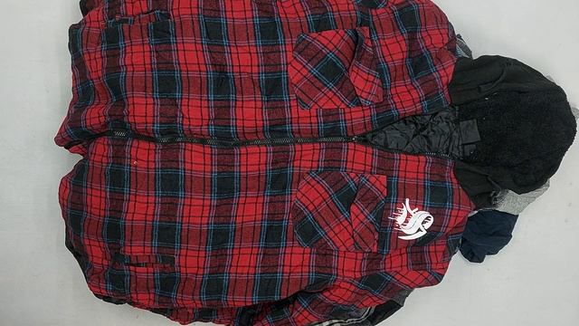 Рубашки мужские фланель на мех подкладе  секонд оптом 10 пак