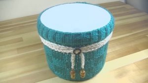 DIY  : Декор пластикового ведра для дома .