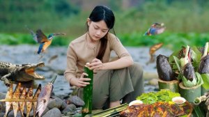 Несколько дней из жизнь Лам Ань и ее деревни. Рыбалка, готовка.