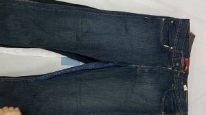 40536 Levi's джинсы мужские, 9пак, Levis denim trousers, секонд (extra) оптом