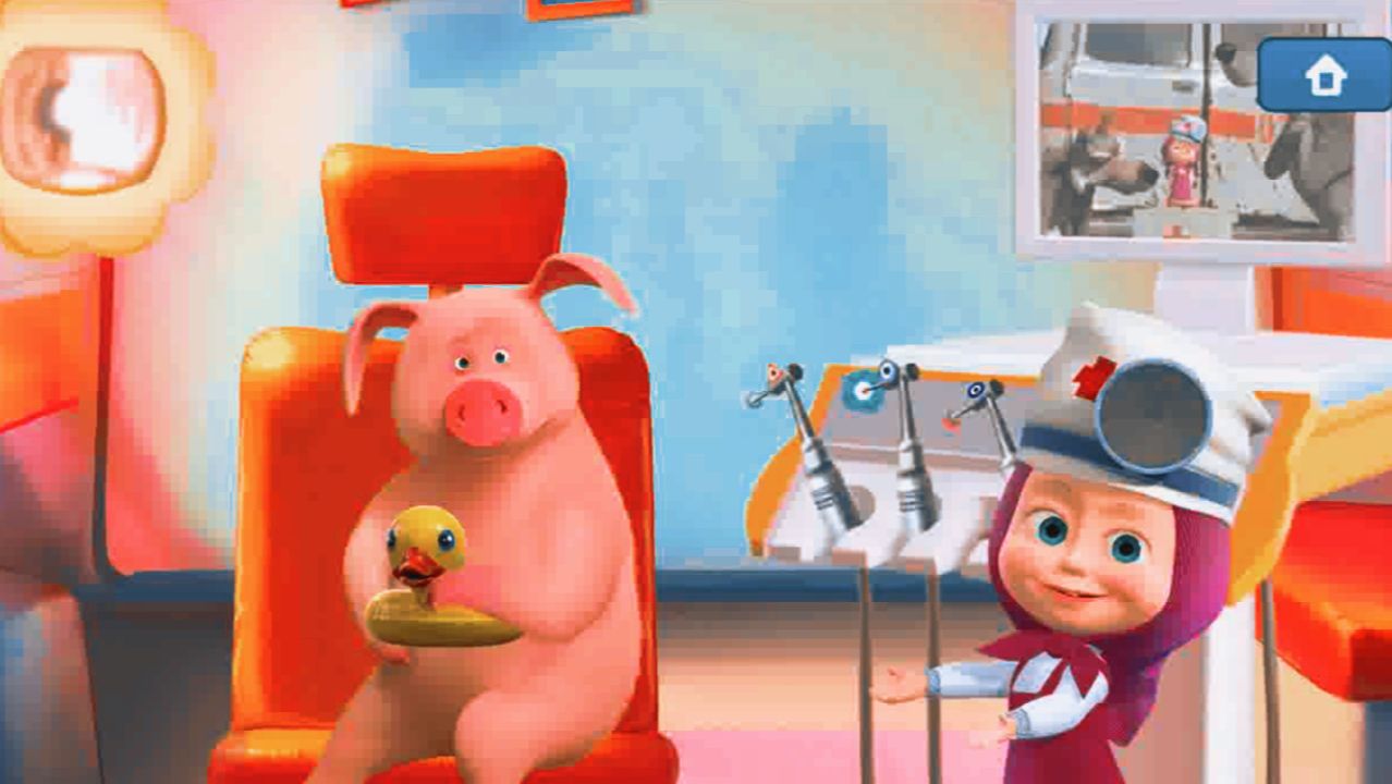 Маша и Медведь | Маша Зубной Врач | Маша Стоматолог Лечит Зубки Лесной Братве Смотреть смотреть онлайн