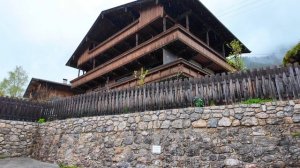 ⭐ Альпбах прогулка по деревне | Путешествие по Европе | Австрия дождь 2025 4K