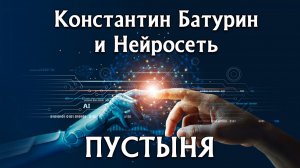 ПУСТЫНЯ - Константин Батурин и Нейросеть