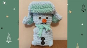 Связала снеговика ⛄⛄⛄
