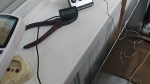 Обогреватель из металла, с греющим кабелем. Испытание при +7° . Часть 4.