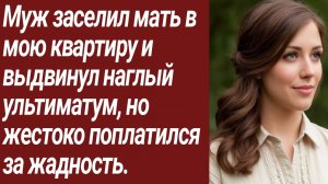 Истории для Вас/Муж заселил мать в мою квартиру и выдвинул наглый ультиматум.../Жизненные истории