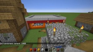 я построил pizzaрию в майнкрафт