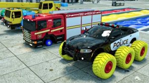 волшебный бассейн в городе | Волшебное колесо в городе | Герои города за рулем - спортивный