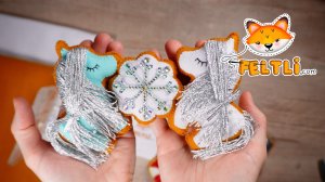 Мастер-класс Ёлочная игрушка Пряничная лошадка из фетра / Лошадка из фетра