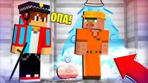 Я СТАЛ ПОЛИЦЕЙСКИМ И ЗАТРОЛЛИЛ ДРУГА В ТЮРЬМЕ В МАЙНКРАФТ _ Компот Minecraft (360p)