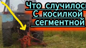 Косим косилкой сегментной КСФ-2.1 и трактором МтЗ.Плюсы сегментной косилки.