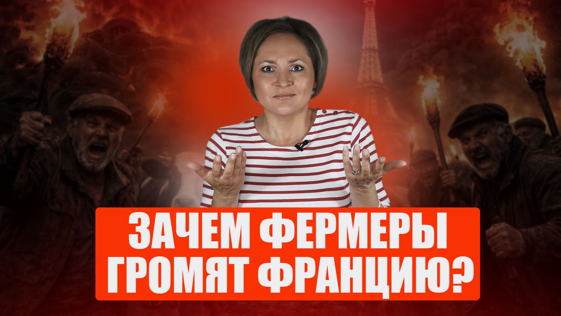 Фермерский бунт забастовка в Лувре разлад Франции и США