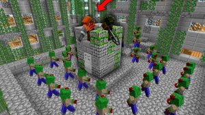 Защита СЕКРЕТНОГО НЕБОСКРЕБА от ЗОМБИ! 100 Дней в ЗОМБИ АПОКАЛИПСИСЕ в Майнкрафт! СЕРИАЛ