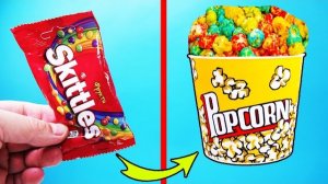 Можно ли покрасить попкорн skittles?