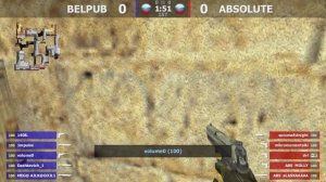 BELPUB -vs- ABSOLUTE // Шоу-Матч по CS 1.6 // @kn1feTV