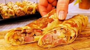 Хотите удивить гостей? Закуска "Сюрприз" - самые необычные трубочки на Праздничный стол!