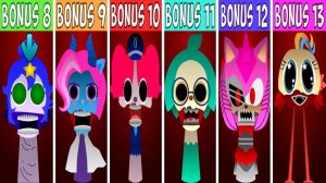 INCREDIBOX SPRUNKI ВСЕ БОНУСНЫЕ СПРУНКИ ФАЗА 3 | ТЕМНЫЕ SPRUNKI