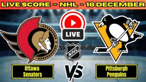 Оттава Сенаторз — Питтсбург Пингвинз NHL 19.12.2025 Прямая трансляция
