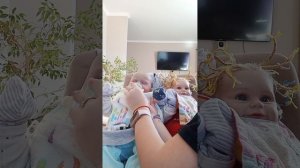 Влог с реборнами утро