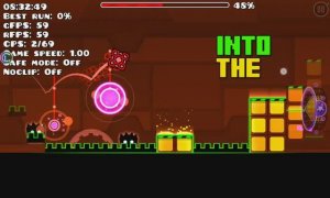 Я прошол уровень инто зы зон (в геометри деш) со 2 попытки...