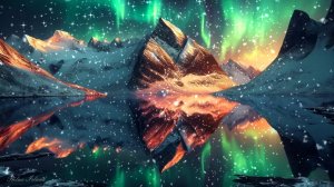 ❄️ ЗИМНЯЯ УСПОКАИВАЮЩАЯ МУЗЫКА ДЛЯ СНА 🎵 РАССЛАБЛЯЮЩАЯ МУЗЫКА ДЛЯ ДУШИ И СЕВЕРОЕ СИЯНИЕ В ГОРАХ