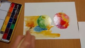 Живопись. Техника по сырому.