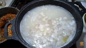 Крестьянский суп с перловкой