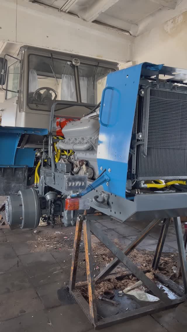 Трактор Т 150 к с двигателем ЯМЗ 238 готовность 99% после капитального ремонта смотреть онлайн